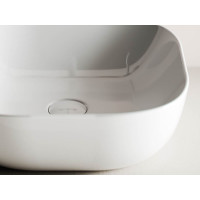 Умывальник чаша Ceramicanova Element накладная, квадратная 415х415х145 мм CN6010