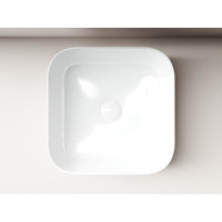 Умывальник чаша Ceramicanova Element  накладная, квадратная 385х385х135 мм CN6012