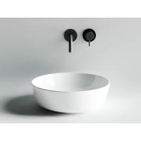 Умывальник чаша Ceramicanova Element накладная, круглая 415х415х135 мм CN6013