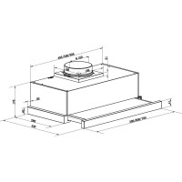 Кухонная вытяжка MAUNFELD нержавеющая сталь VS Fast 60 Inox