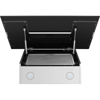 Кухонная вытяжка MAUNFELD  Mersey 90 черный\вставка сатин