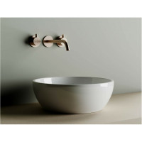 Умывальник чаша Ceramicanova Element накладная круглая, 410х410х145 мм CN6021