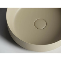 Умывальник чаша Ceramicanova  Element накладная, круглая, цвет капучино матовый 390х390х120 мм CN6022MC