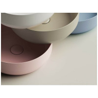 Умывальник чаша Ceramicanova  Element накладная, круглая, цвет капучино матовый 390х390х120 мм CN6022MC