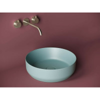 Умывальник чаша Ceramicanova Element накладная, круглая цвет зеленый матовый 390х390х120 мм CN6022MLG