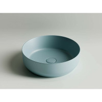 Умывальник чаша Ceramicanova Element накладная, круглая цвет зеленый матовый 390х390х120 мм CN6022MLG