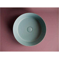 Умывальник чаша Ceramicanova Element накладная, круглая цвет зеленый матовый 390х390х120 мм CN6022MLG