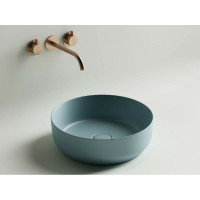 Умывальник чаша Ceramicanova Element накладная, круглая цвет зеленый матовый 390х390х120 мм CN6022MLG