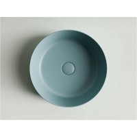 Умывальник чаша Ceramicanova Element накладная, круглая цвет зеленый матовый 390х390х120 мм CN6022MLG