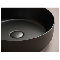 Умывальник чаша Ceramicanova Element накладная, круглая цвет чёрный матовый 390х390х120 мм CN6022MB