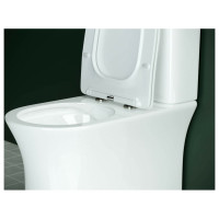 Бачок для унитаза Ceramicanova STAR Rimless, двойной смыв 3/6 л, нижняя подводка CN1904-T
