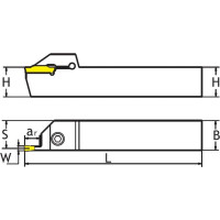 Резец/державка отрезной QEFD2525L17 SANT 4603312182790