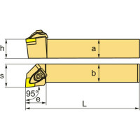Резец токарный/державка DCLNR1616H12 SANT 4603312182400