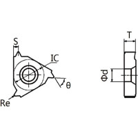 Пластина резьбовая 10 шт/уп 16IR200ISO HARDSTONE 4603312182615