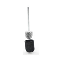 Ершик для унитаза FORA напольный TWISTER BLACK FOR-TWR025BL