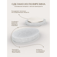 Настольная мыльница FORA BRICKS WHITE FOR-BRK036W