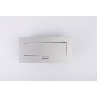 Выдвижной встраиваемый розеточный блок SETE на 3 EURO розетки SBT-03-80