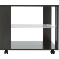 Журнальный стол Мебелик BeautyStyle 5 венге/стекло белое 2300