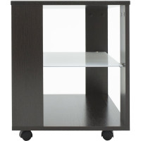 Журнальный стол Мебелик BeautyStyle 5 венге/стекло белое 2300