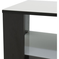 Журнальный стол Мебелик BeautyStyle 5 венге/стекло белое 2300