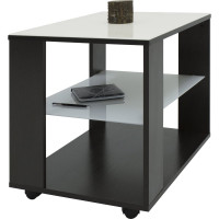 Журнальный стол Мебелик BeautyStyle 5 венге/стекло белое 2300