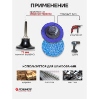 Круг абразивный шлифовальный 75 мм Forsage F-BD3120Z(48992)