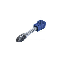 Шарошка сферическая вытянутая по металлу в пластиковом футляре 10 мм Forsage F-617E1016 49054