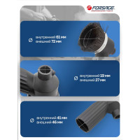 Щетка для пескоструйного пистолета Forsage, F-SB28G-B(4297)