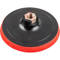 Тарелка опорная с Velcro фиксацией для УШМ (125 мм;  М14) Forsage 49668 F-PSD125E