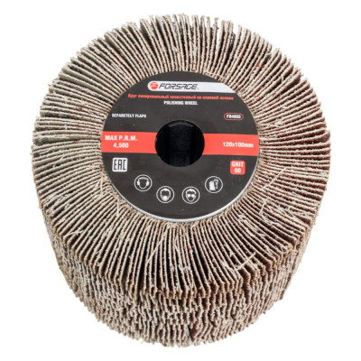 Насадка шлифовальная лепестковая (120х100 мм; Р80) Forsage 49609 F-FD480S