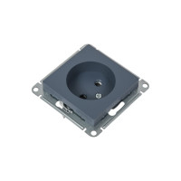 Розетка Systeme Electric AtlasDesign Грифель б/з со шторками, 16А, механизм SE ATN000749