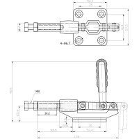 Зажим шатунного типа HS CLAMP HS-305-CM
