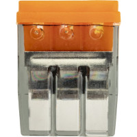 Монтажные клеммы duwi прозрачные СМК 772-203, 0,5-2,5мм2, прозрачная, 5 шт. 26729 4