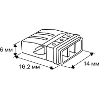 Монтажные клеммы duwi прозрачные СМК 772-203, 0,5-2,5мм2, прозрачная, 5 шт. 26729 4