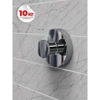 Одинарный крючок Fora LORD хром FOR-LORD028CR