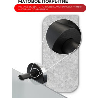 Угловая полка Fora LORD стекло, черный FOR-LORD035BL
