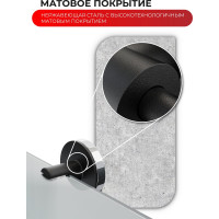 Полка Fora LORD стекло, черный FOR-LORD034BL
