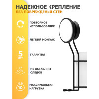 Стакан для ванной Fora GRAFIT одинарный, пластиковый FOR-GRA044