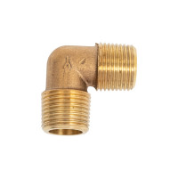 Соединитель угловой наружная резьба 3/8"х3/8", 5 шт Forsage F-MML06K(26646)