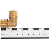 Соединитель угловой наружная резьба 3/8"х3/8", 5 шт Forsage F-MML06K(26646)