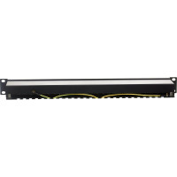 Патч-панель ExeGate EPP3-19-24-8P8C-C5e-SH-110D 19 FTP 24 port cat 5e dual IDC 1U RoHS Black 281083