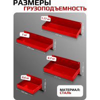 Набор магнитных лотков Forsage 4пр., в блистере 5866 F-01770