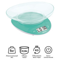 Кухонные электронные весы с чашей Atlanta ATH-6199 green