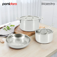Кастрюля Pomi d'Oro с крышкой 20 см 3,5 л P595728 Maestro