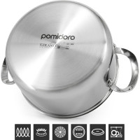 Кастрюля Pomi d'Oro с крышкой 22 см 4,5 л P595729 Maestro