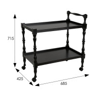 Сервировочный стол Мебелик Бридж венге 2094