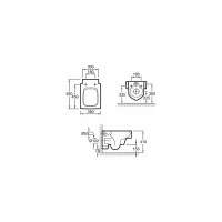 Подвесной унитаз JACOB DELAFON TERRACE EDA102-00, 55х38 см 00000033093