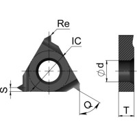 Пластина резьбовая 16ER AG55 10 шт HARDSTONE 4603390580822
