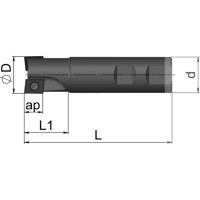 Фреза концевая PE01.16W32.040.04 40 мм SANT 4603390580990