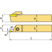 Резец отрезной MGEHR 2525-2 SANT 4603390580587